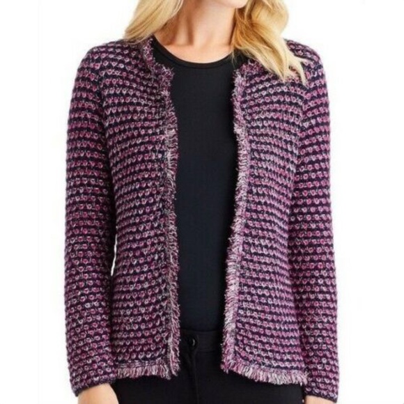 J. McLaughlin Sweaters - J. McLaughlin Aurelle Fringe Cardigan Sweater